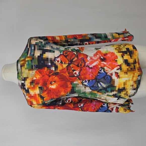 Desigual 100% Modal Colorful Printed Blouse – Women’s Size XS - Picture 7 of 12